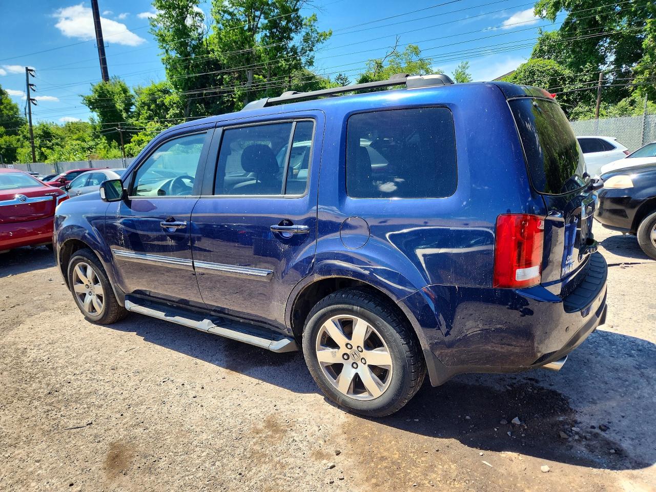 2013 Honda Pilot Touring Blue vin: 5FNYF4H96DB048959
