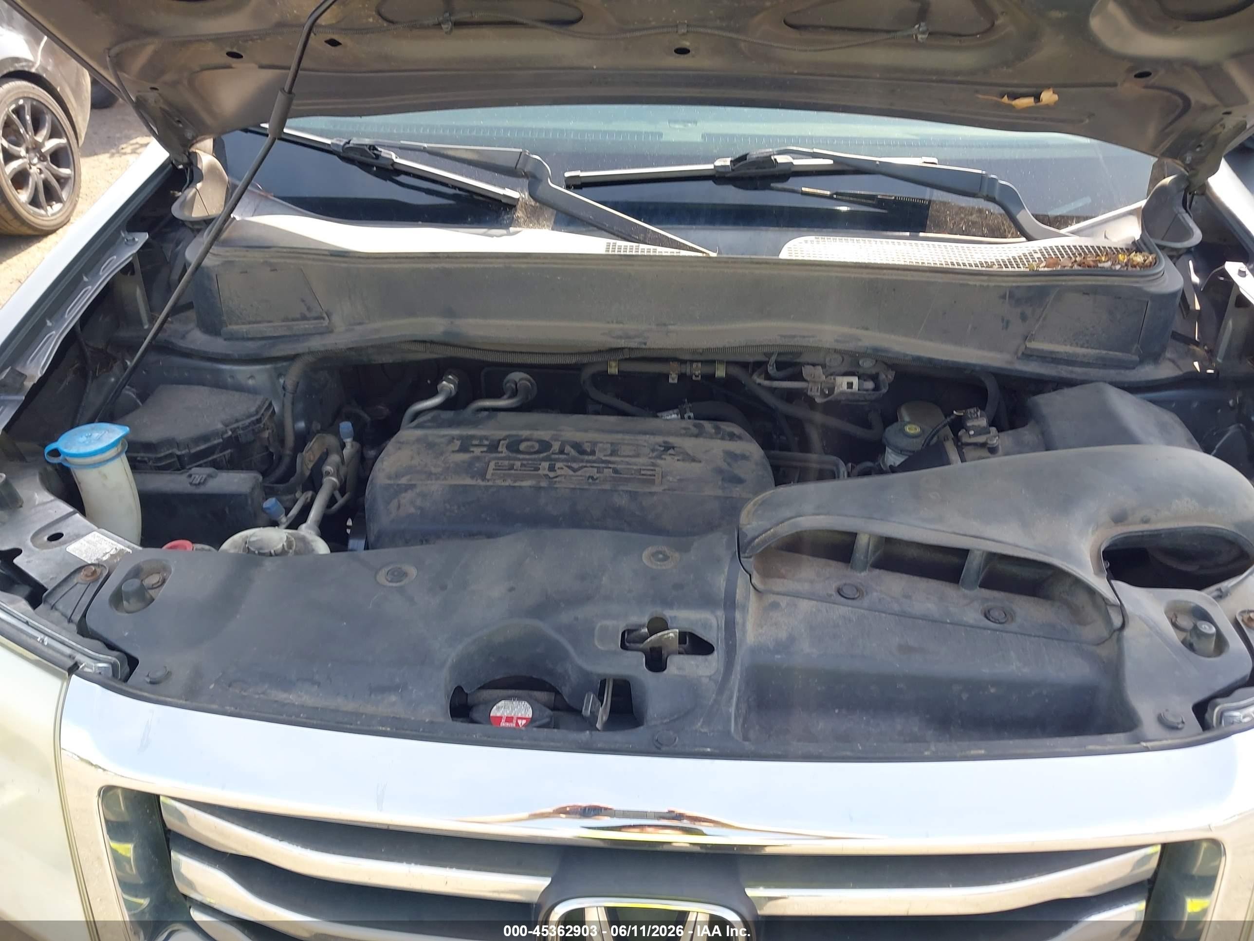 2013 Honda Pilot Touring Gray vin: 5FNYF4H96DB065535