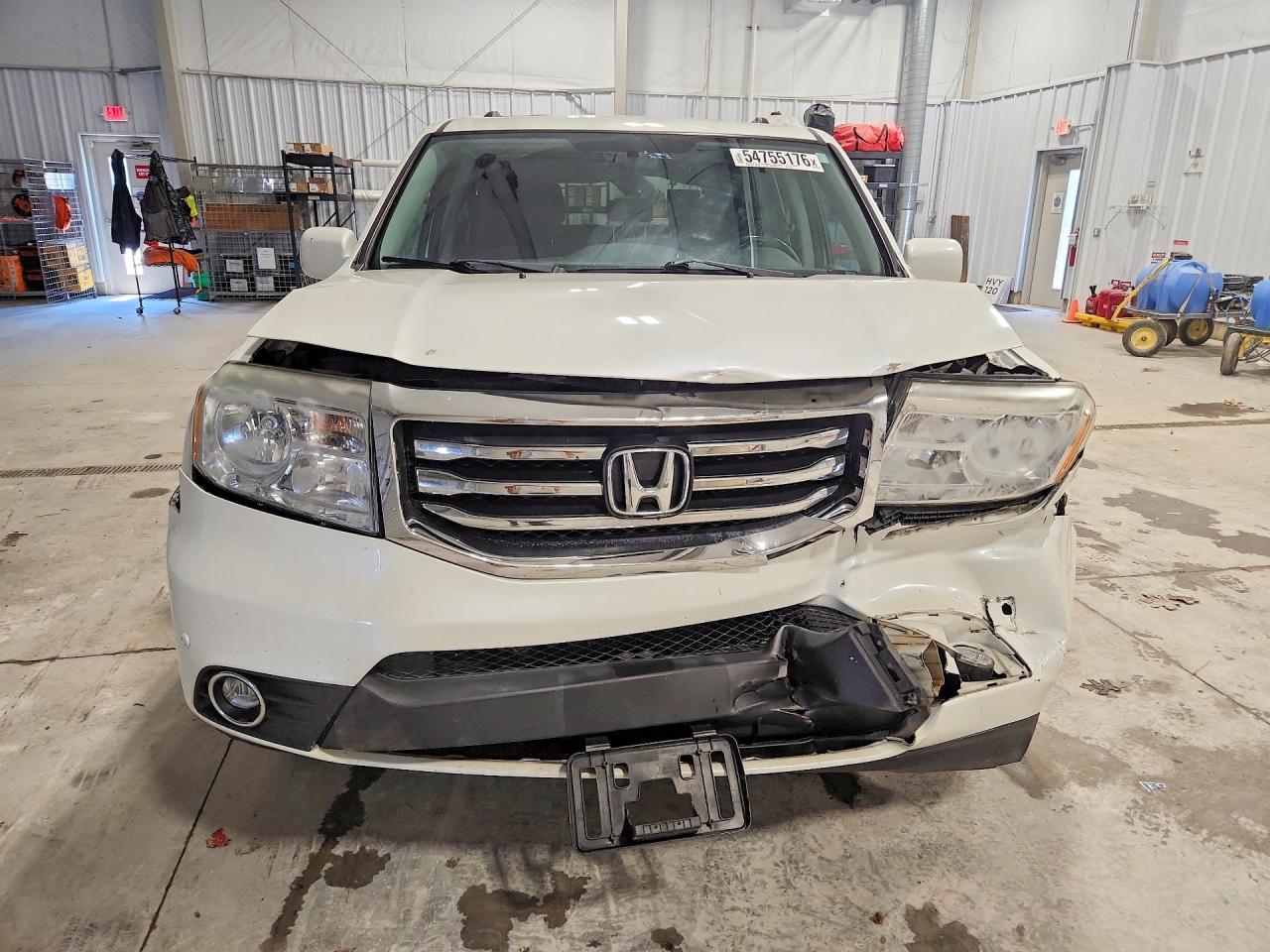2014 Honda Pilot Touring White vin: 5FNYF4H96EB003294