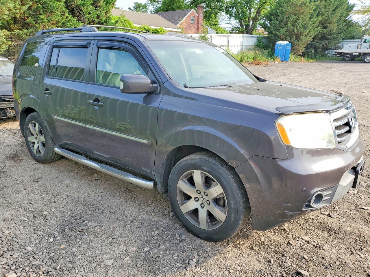 2014 Honda Pilot Touring Brown vin: 5FNYF4H96EB008382