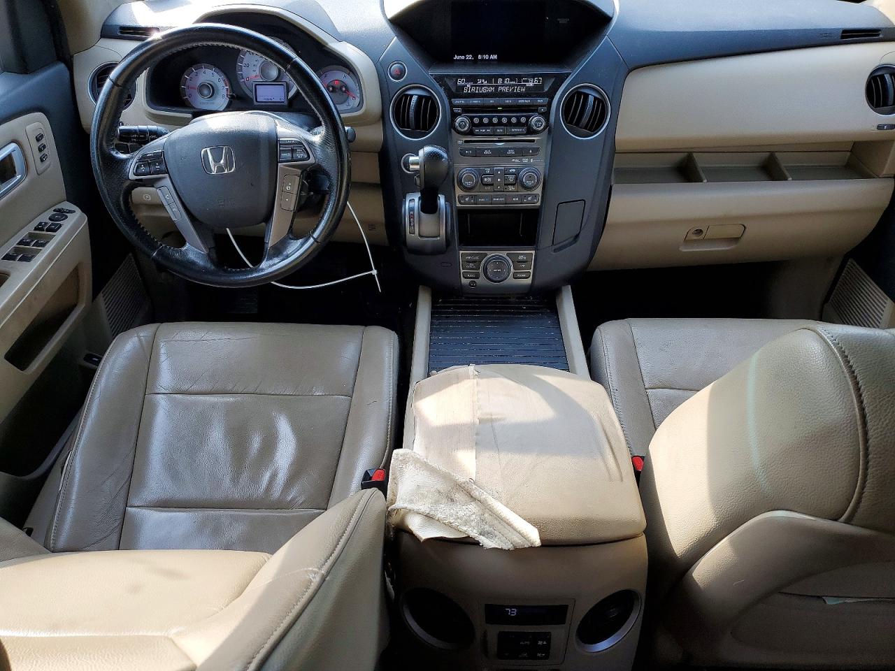 2014 Honda Pilot Touring Brown vin: 5FNYF4H96EB008382