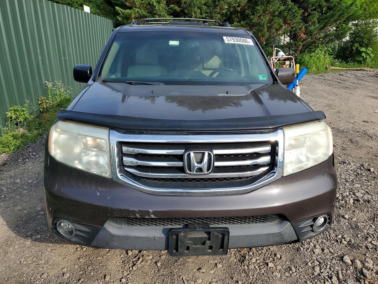 2014 Honda Pilot Touring Brown vin: 5FNYF4H96EB008382