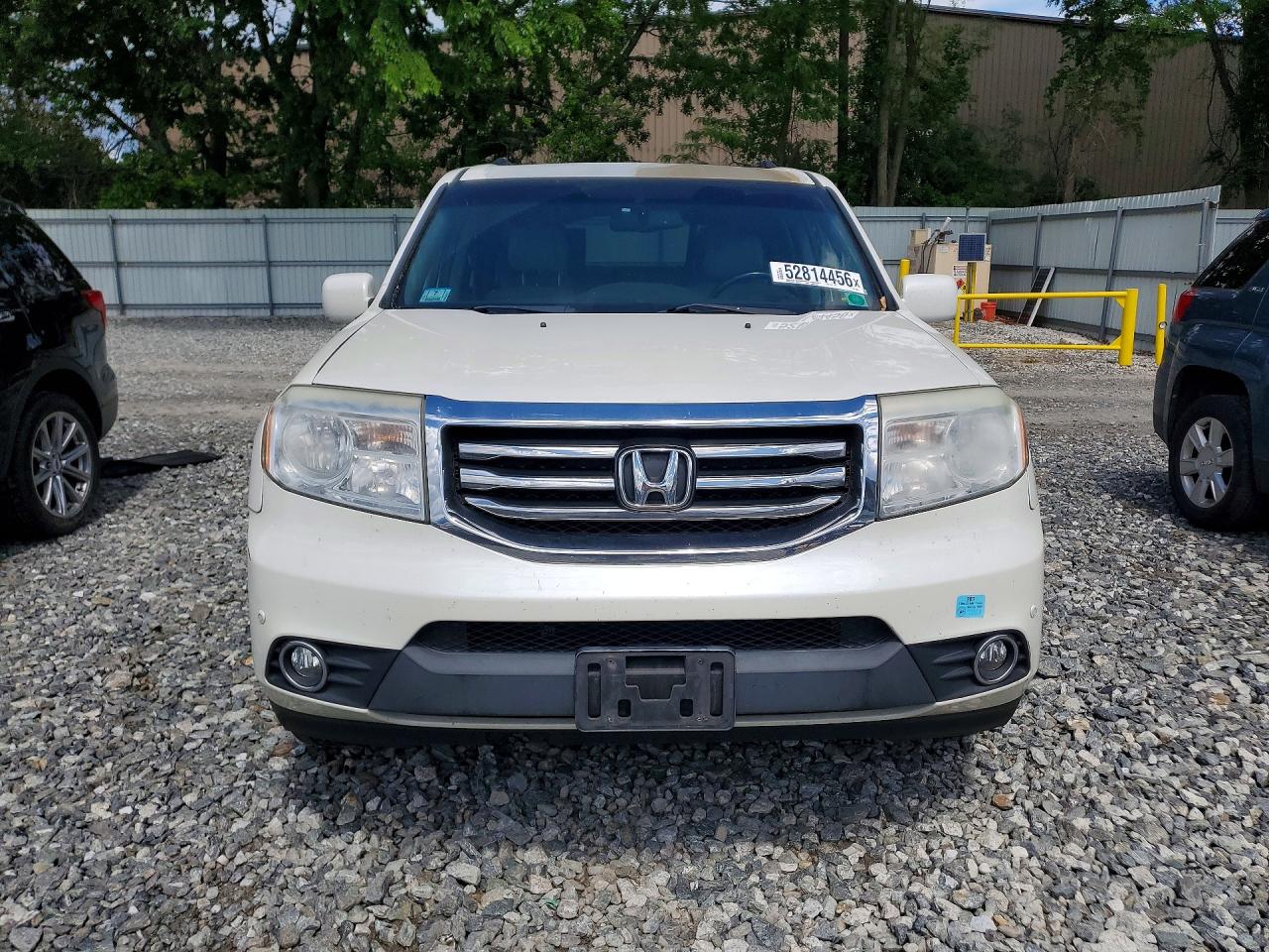 2014 Honda Pilot Touring White vin: 5FNYF4H96EB008561