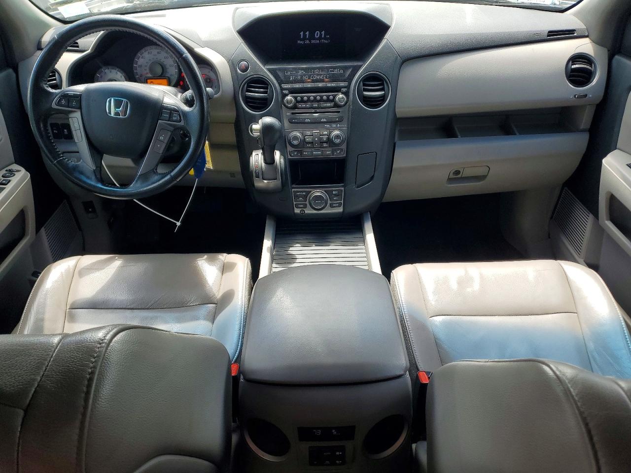 2014 Honda Pilot Touring White vin: 5FNYF4H96EB008561