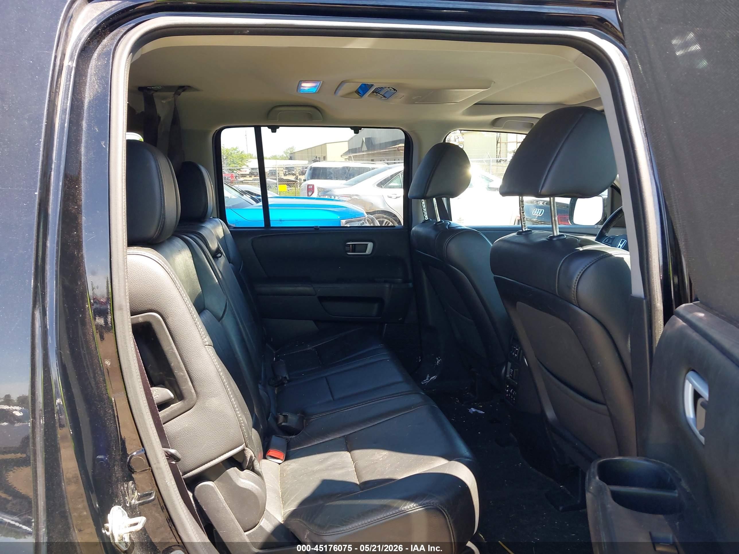 2015 Honda Pilot Touring Black vin: 5FNYF4H96FB026916