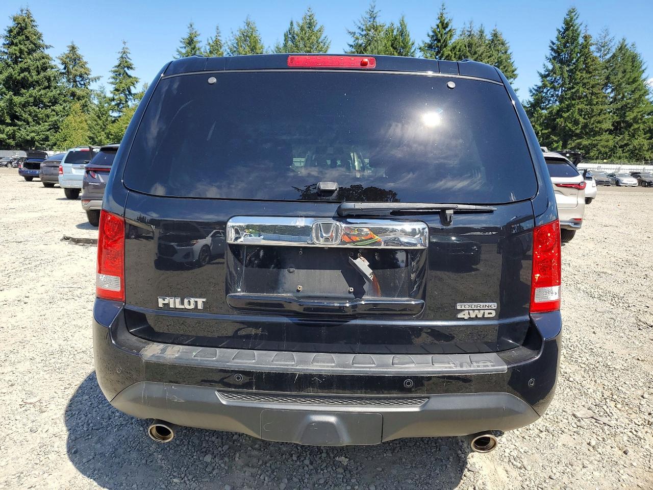 2015 Honda Pilot Touring Black vin: 5FNYF4H96FB038905