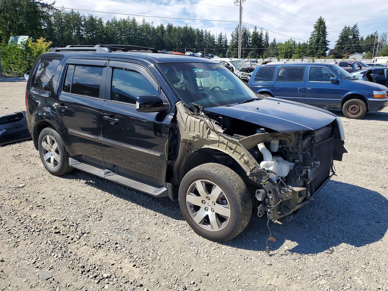 2015 Honda Pilot Touring Black vin: 5FNYF4H96FB038905