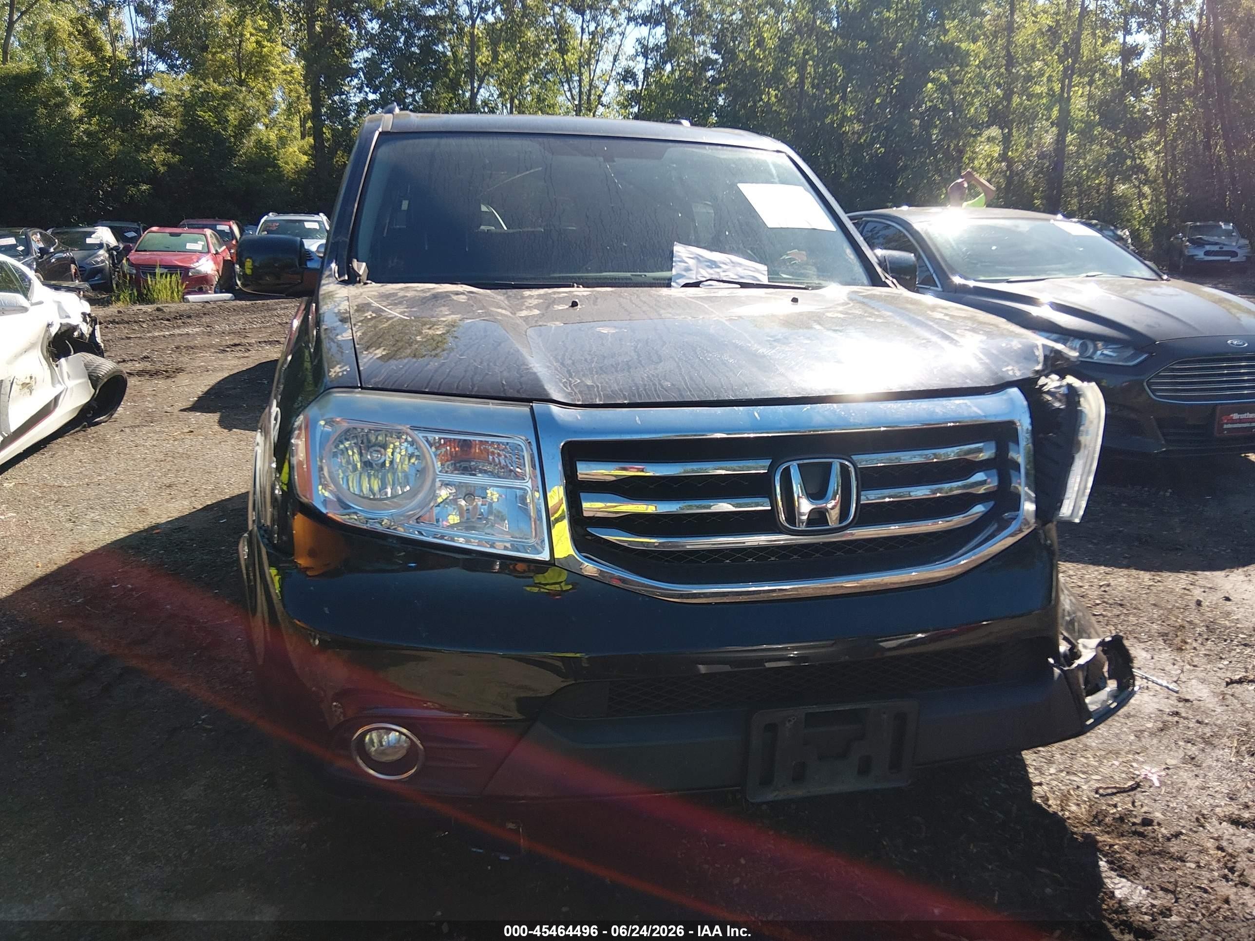 2015 Honda Pilot Touring Черный vin: 5FNYF4H96FB053937