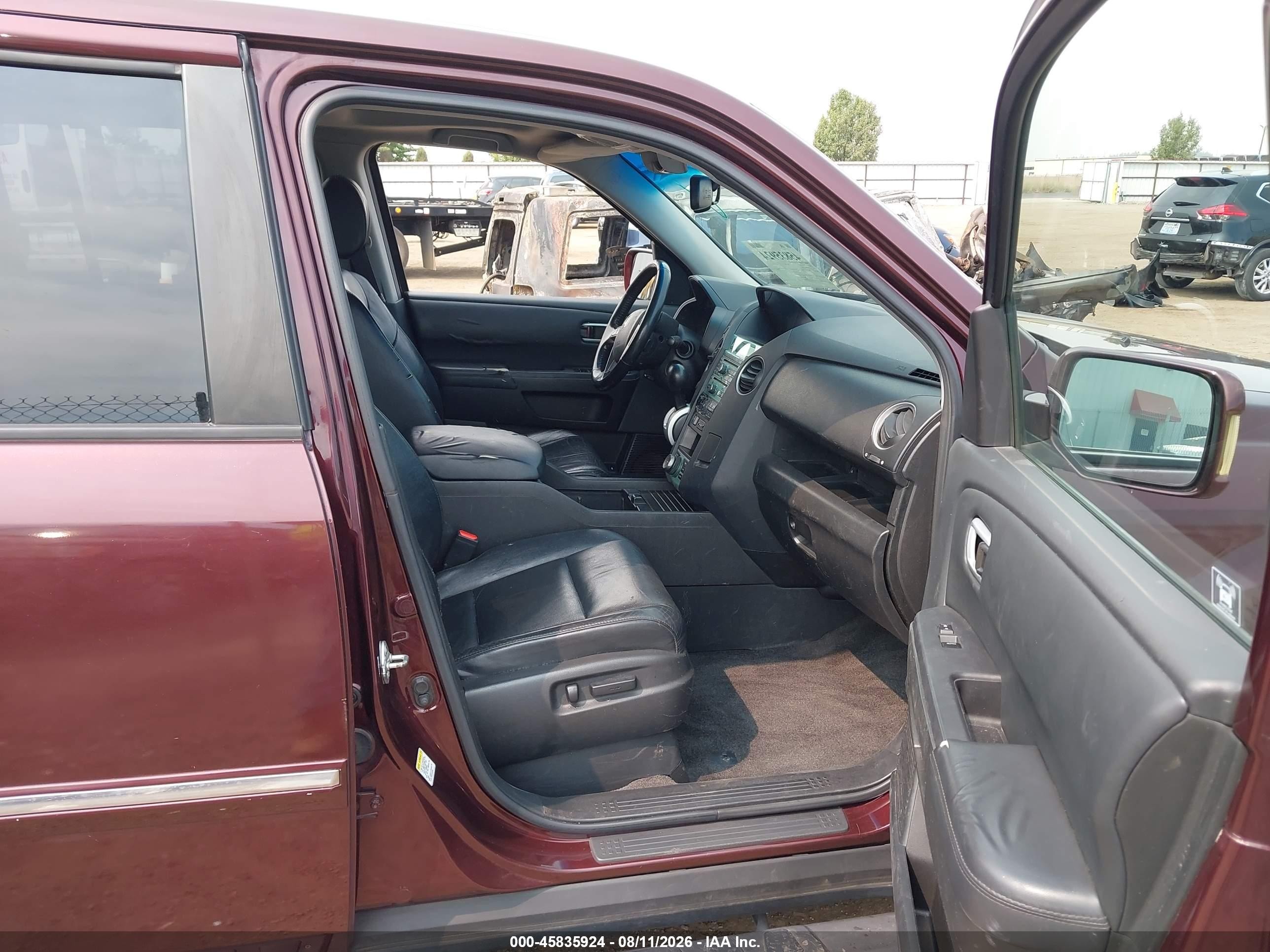 2010 Honda Pilot Touring Purple vin: 5FNYF4H97AB034354