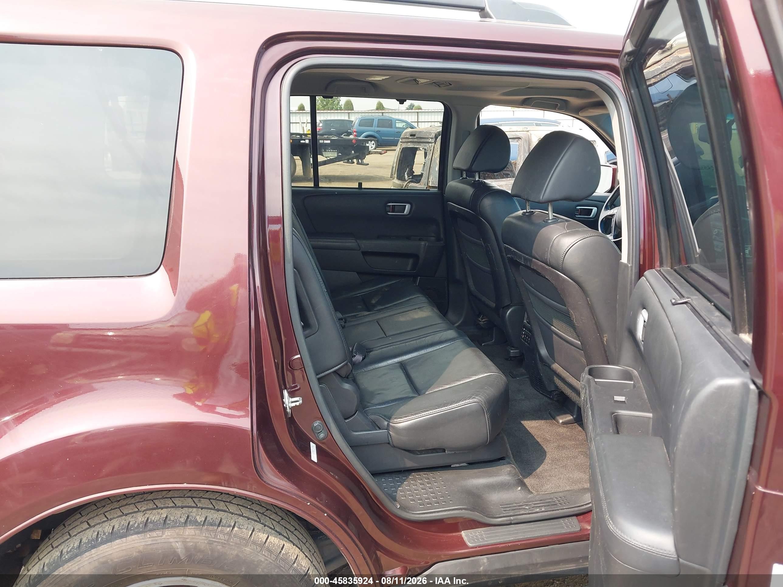 2010 Honda Pilot Touring Purple vin: 5FNYF4H97AB034354