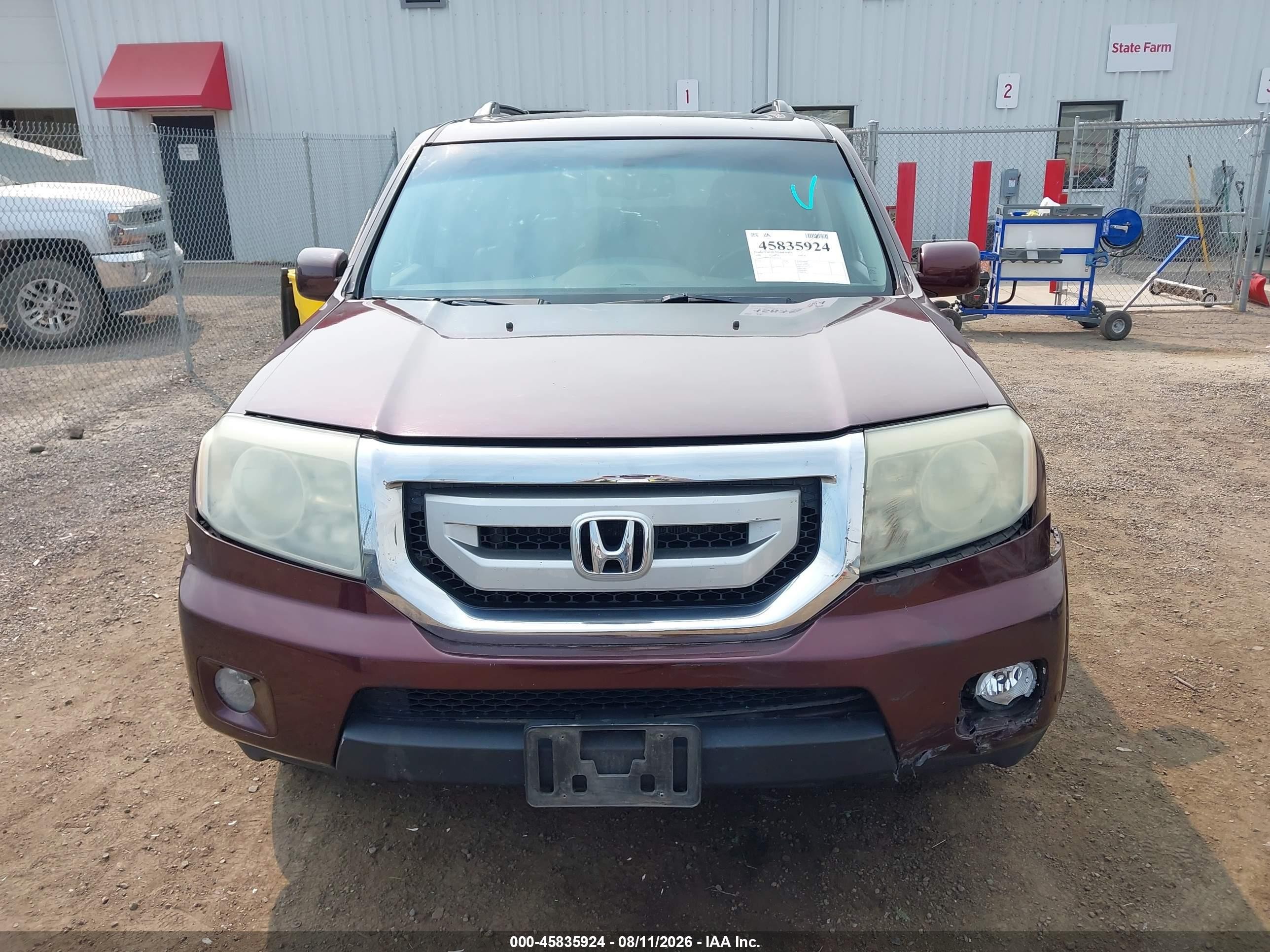 2010 Honda Pilot Touring Purple vin: 5FNYF4H97AB034354