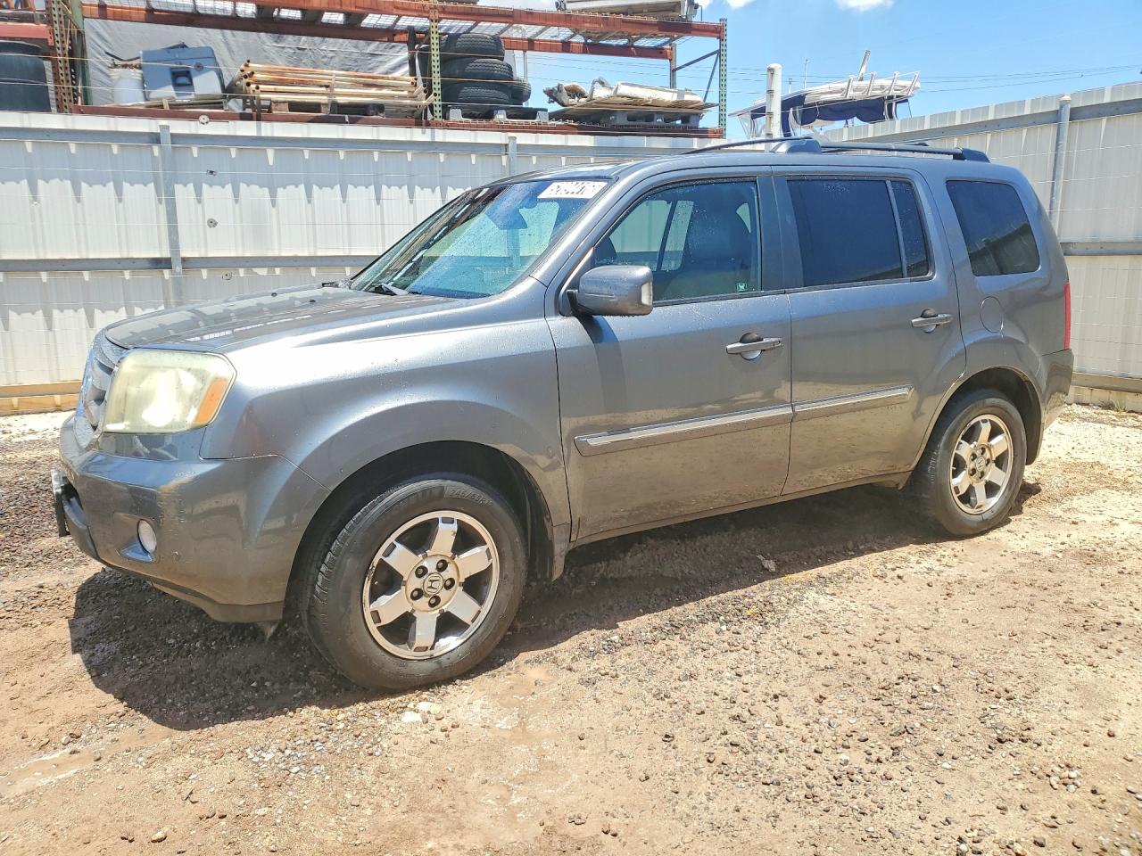 2011 Honda Pilot Touring Gray vin: 5FNYF4H97BB048188