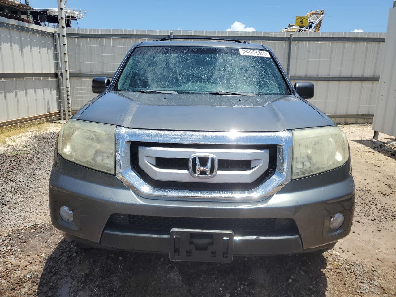 2011 Honda Pilot Touring Gray vin: 5FNYF4H97BB048188 Damage: Left Head Lamp, Faded, Repair Required