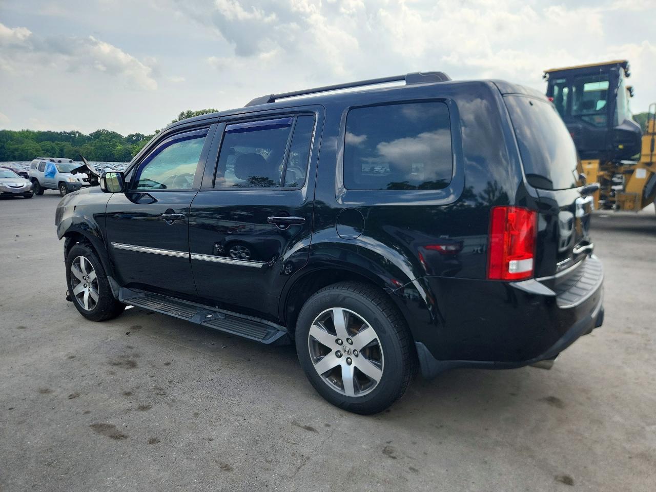 2012 Honda Pilot Touring Black vin: 5FNYF4H97CB023132
