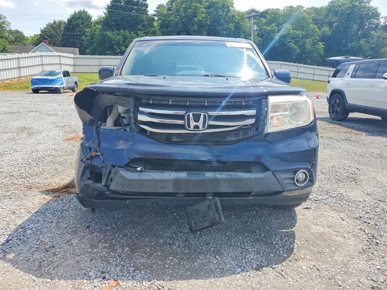 2012 Honda Pilot Touring Blue vin: 5FNYF4H97CB051402