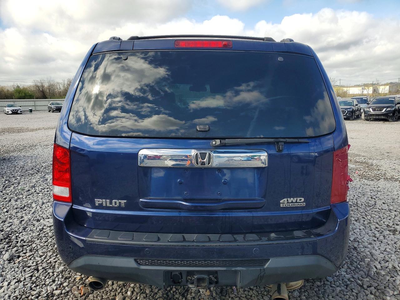 2013 Honda Pilot Touring Blue vin: 5FNYF4H97DB024685