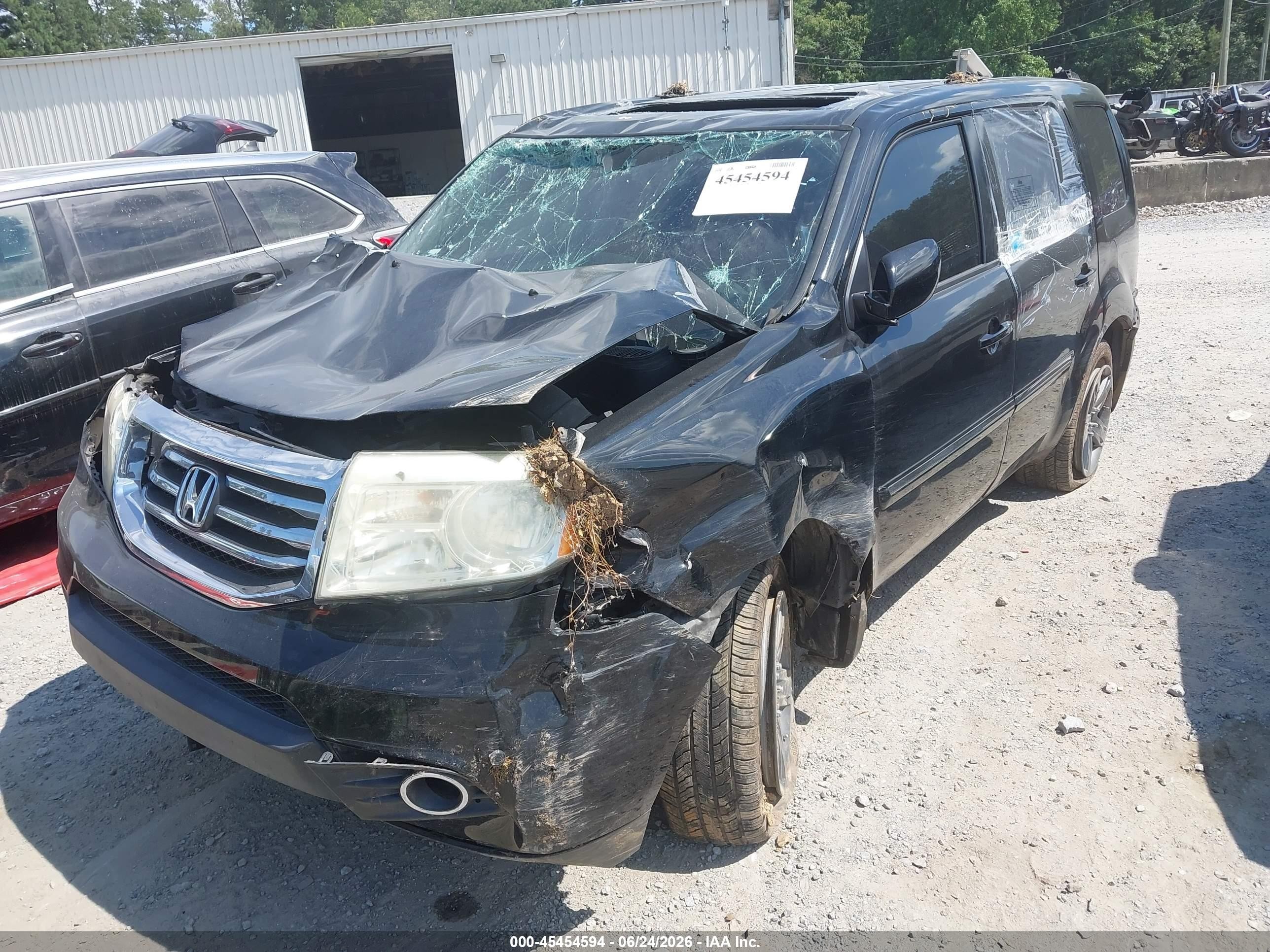 2013 Honda Pilot Touring Black vin: 5FNYF4H97DB033080