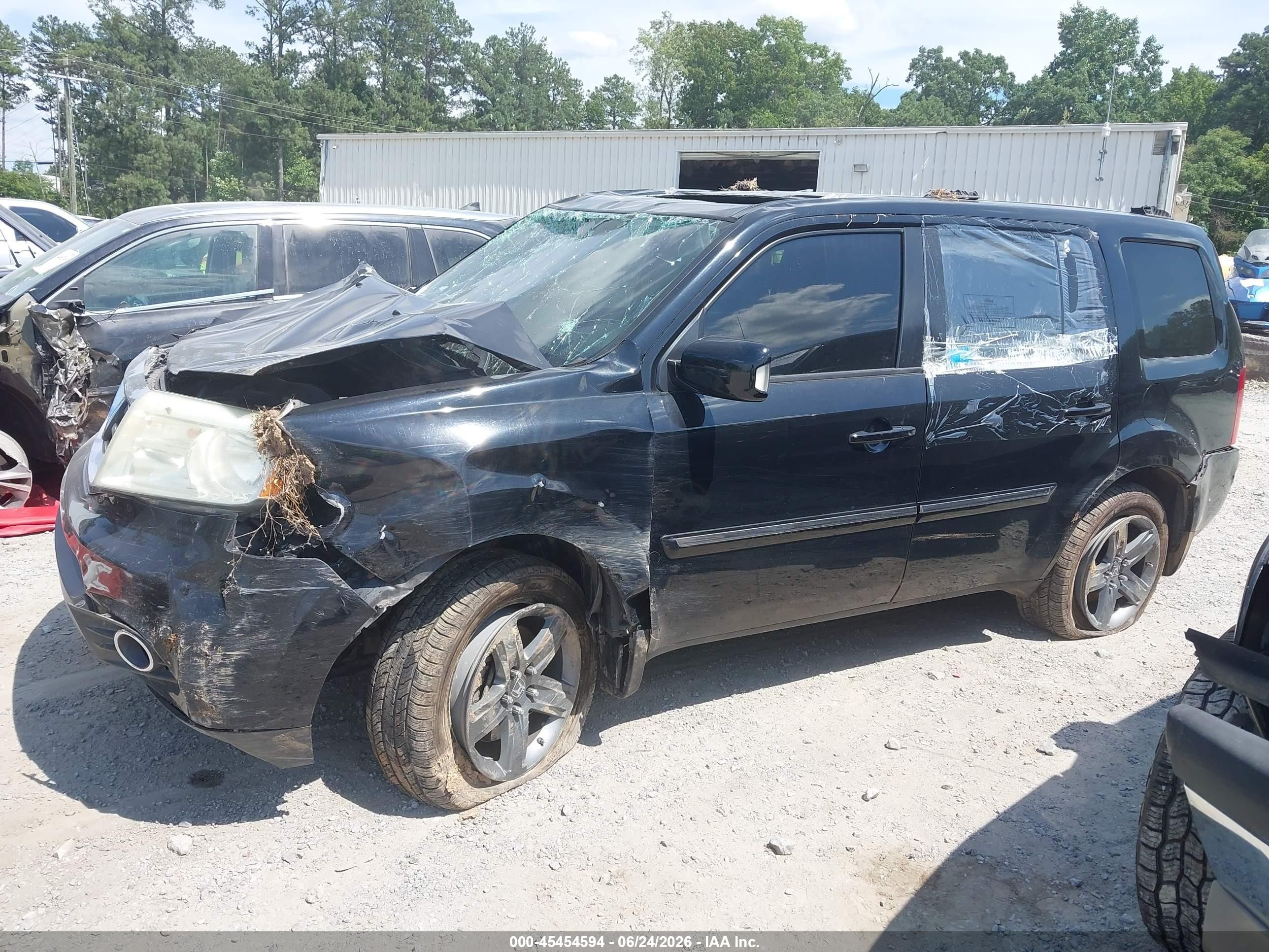2013 Honda Pilot Touring Black vin: 5FNYF4H97DB033080