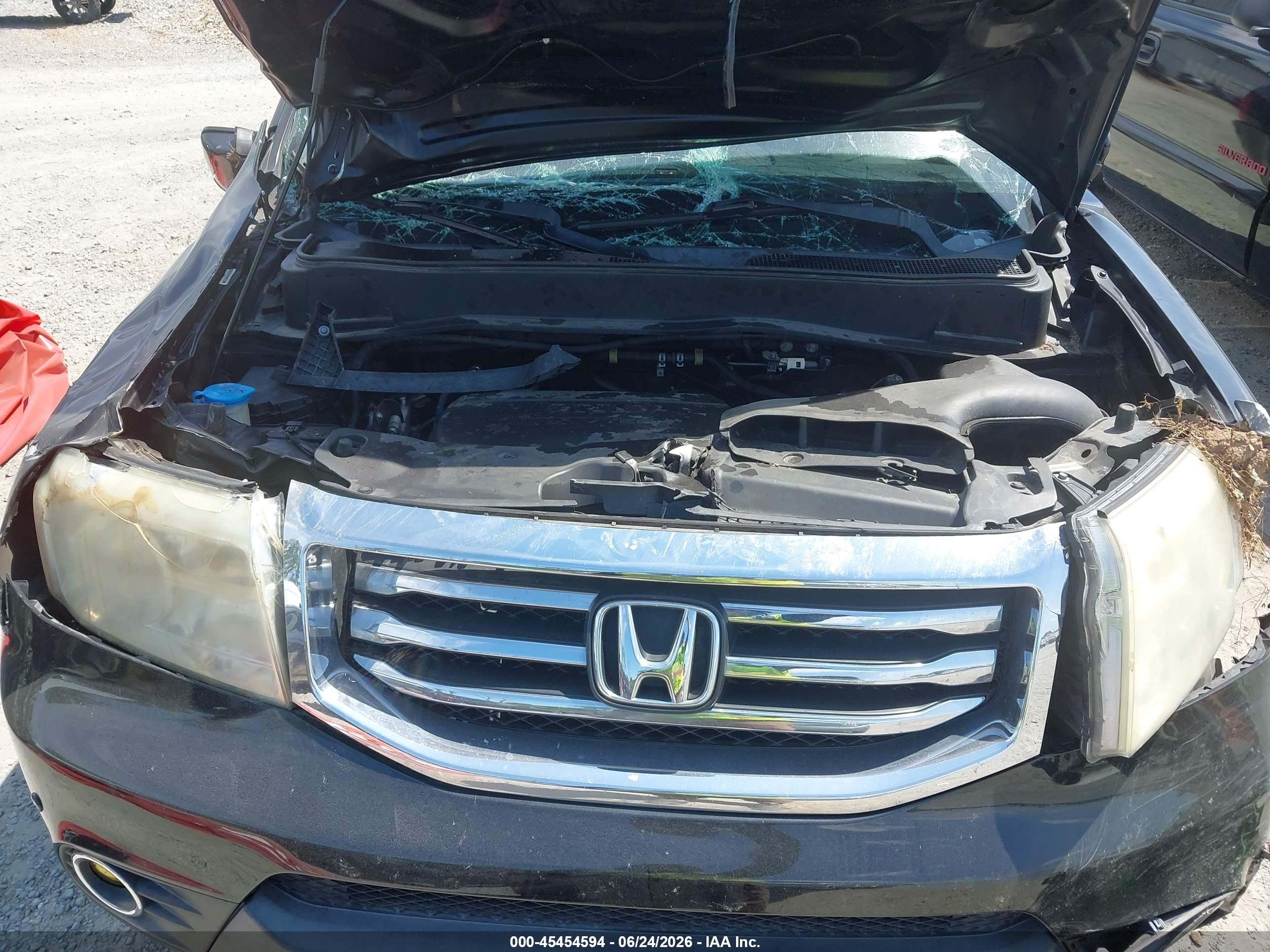 2013 Honda Pilot Touring Black vin: 5FNYF4H97DB033080