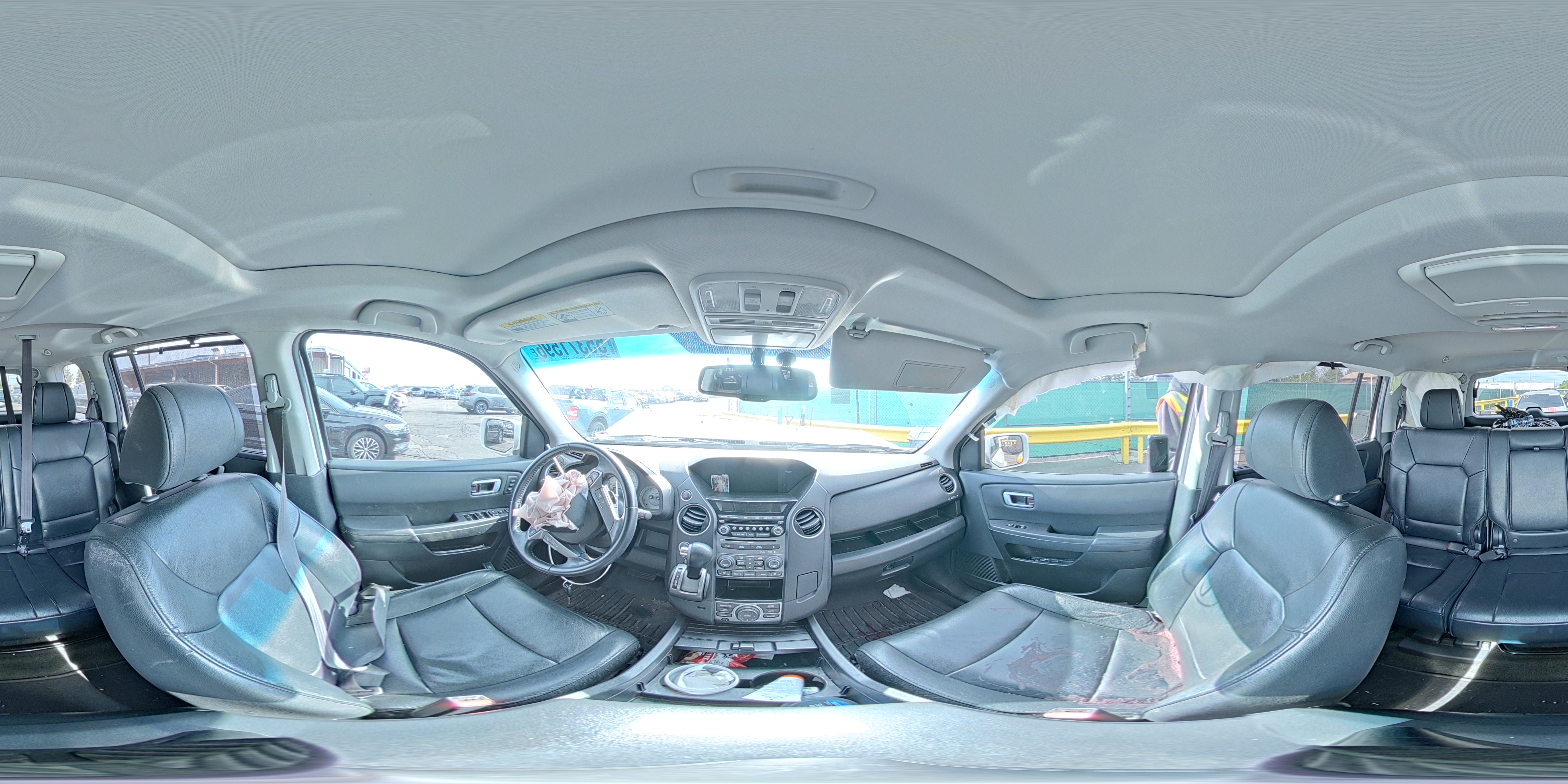 2013 Honda Pilot Touring White vin: 5FNYF4H97DB061865