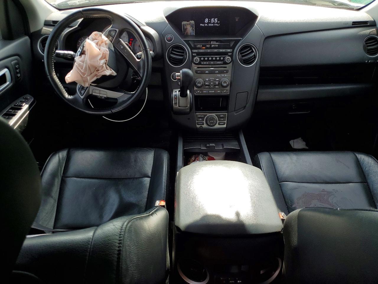2013 Honda Pilot Touring White vin: 5FNYF4H97DB061865