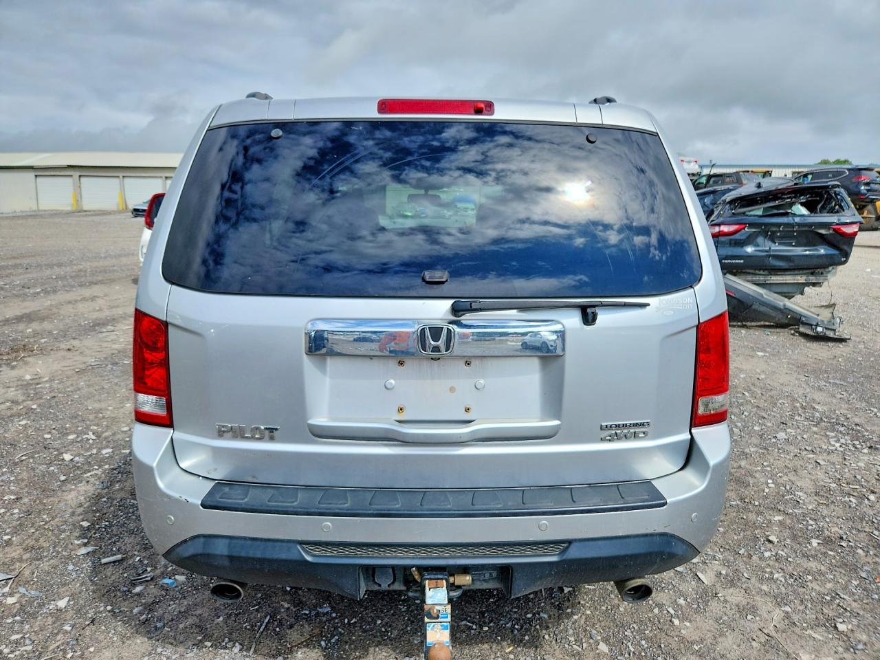 2013 Honda Pilot Touring Silver vin: 5FNYF4H97DB065706