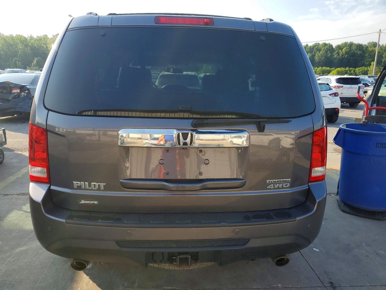 2014 Honda Pilot Touring Gray vin: 5FNYF4H97EB017723