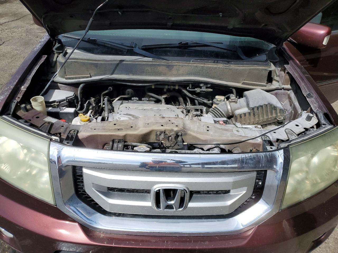 2010 Honda Pilot Touring Бордовый vin: 5FNYF4H98AB012153