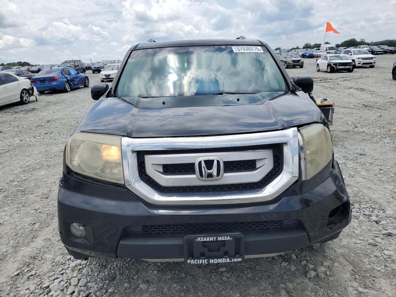2010 Honda Pilot Touring Black vin: 5FNYF4H98AB014498