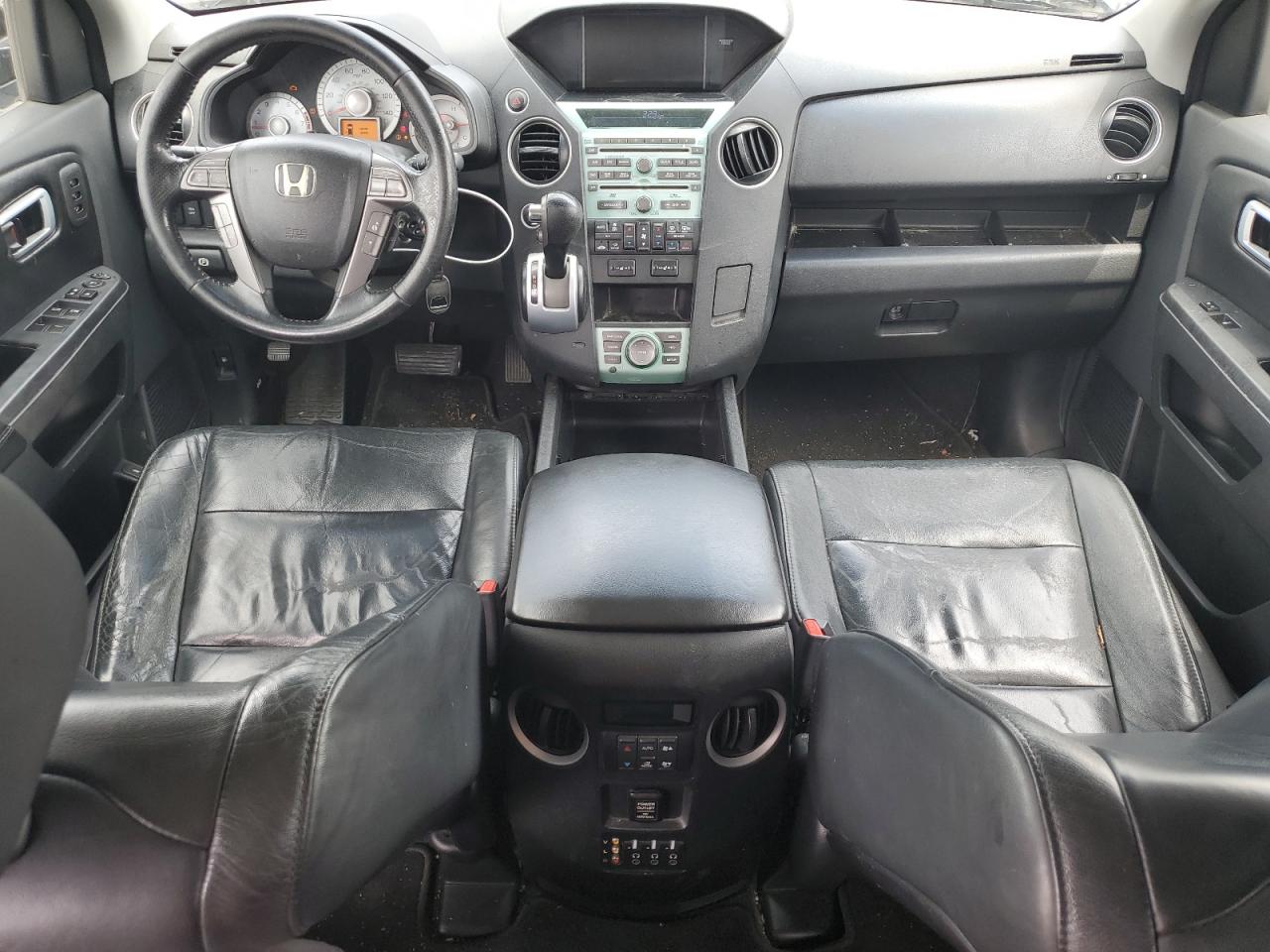 2010 Honda Pilot Touring Black vin: 5FNYF4H98AB014498