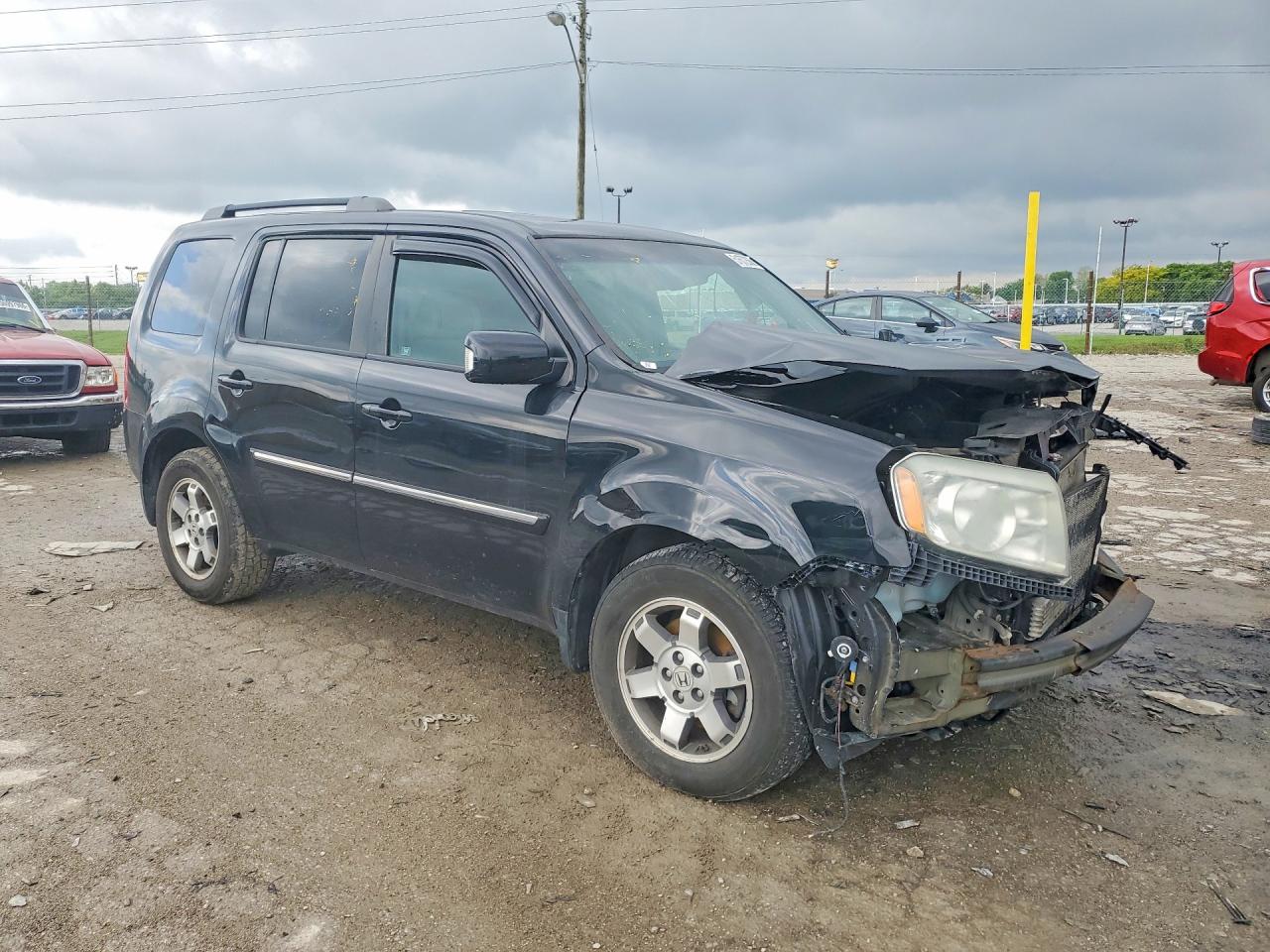 2011 Honda Pilot Touring Черный vin: 5FNYF4H98BB046854