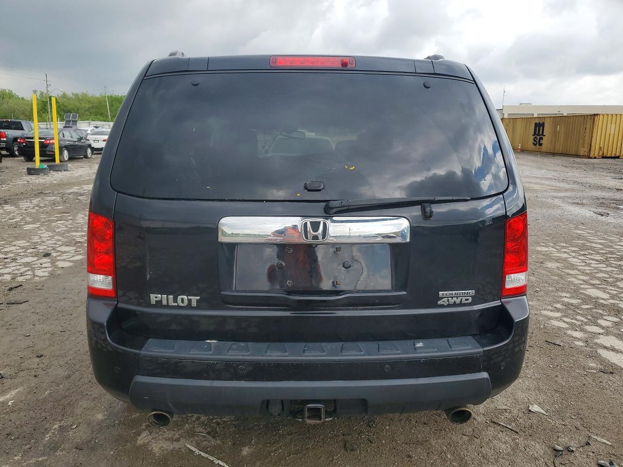2011 Honda Pilot Touring Черный vin: 5FNYF4H98BB046854