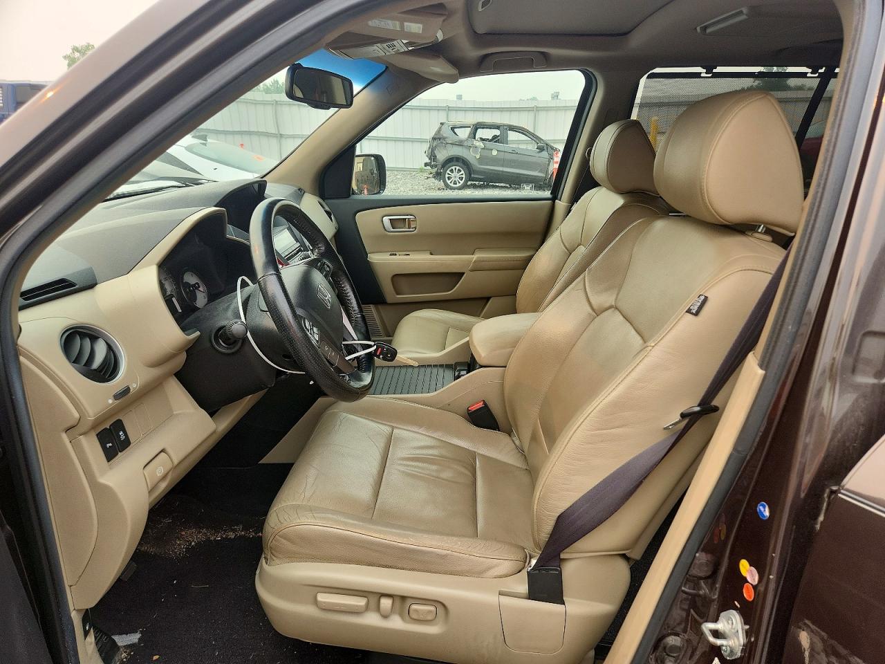 2012 Honda Pilot Touring Brown vin: 5FNYF4H98CB031305
