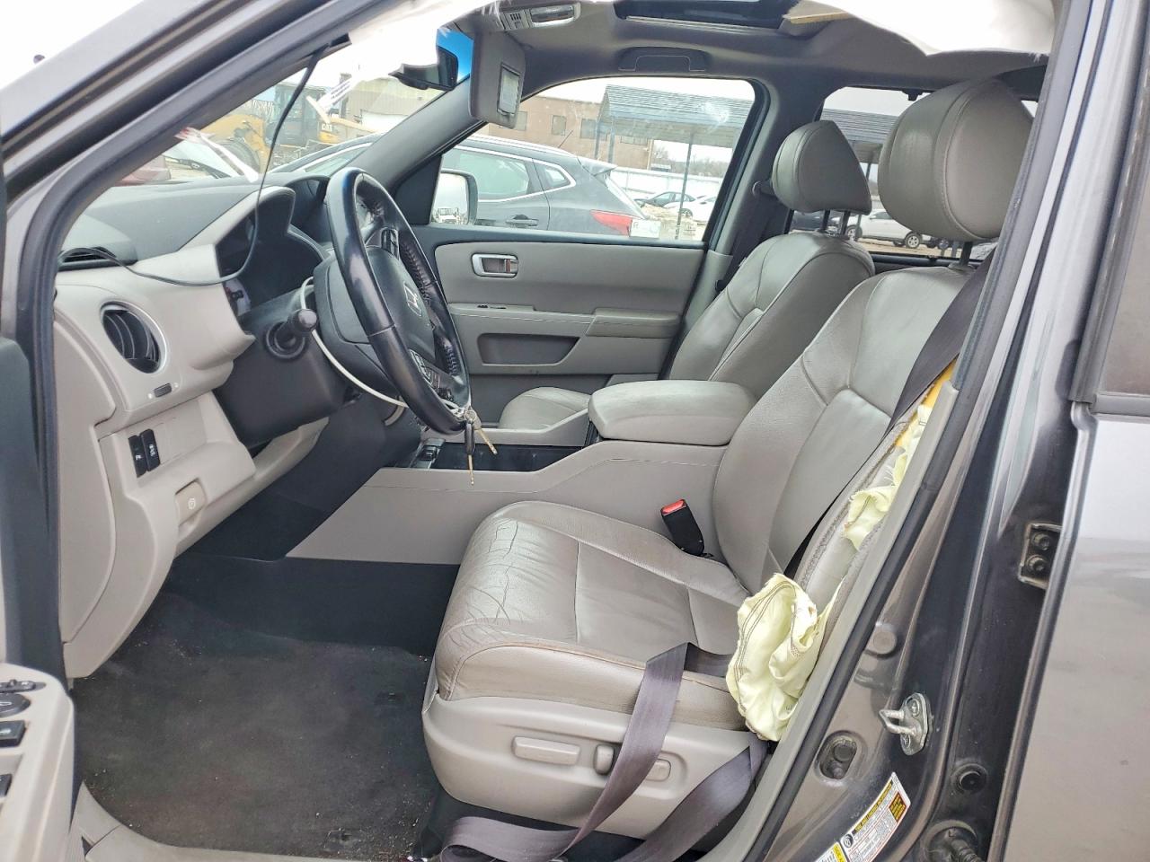 2012 Honda Pilot Touring Gray vin: 5FNYF4H98CB034592