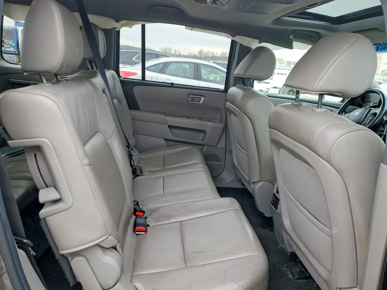 2012 Honda Pilot Touring Gray vin: 5FNYF4H98CB034592