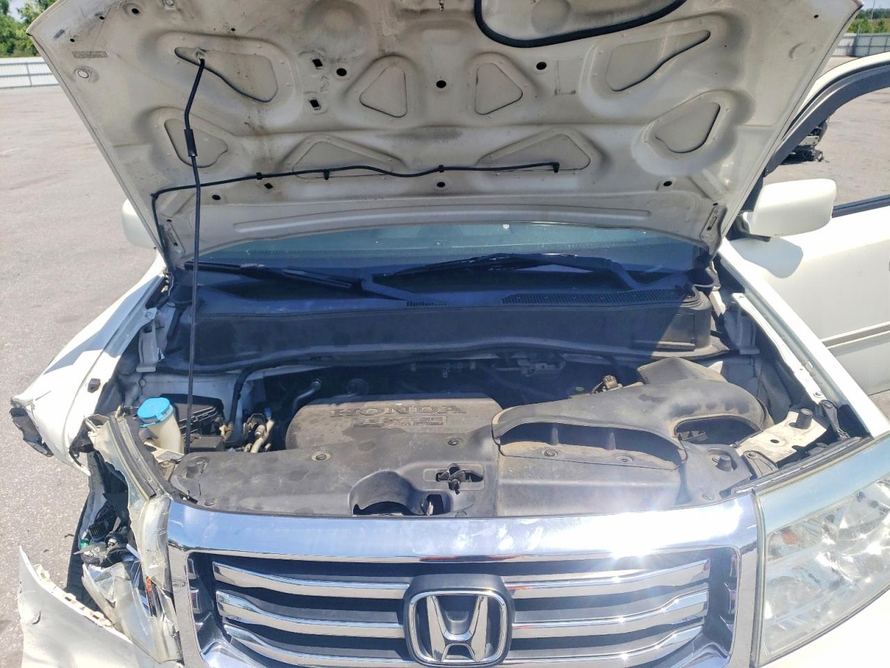 2012 Honda Pilot Touring Белый vin: 5FNYF4H98CB041560