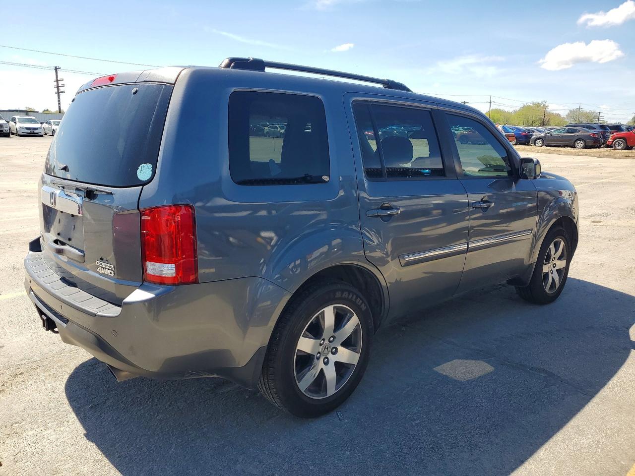 2012 Honda Pilot Touring Charcoal vin: 5FNYF4H98CB046029
