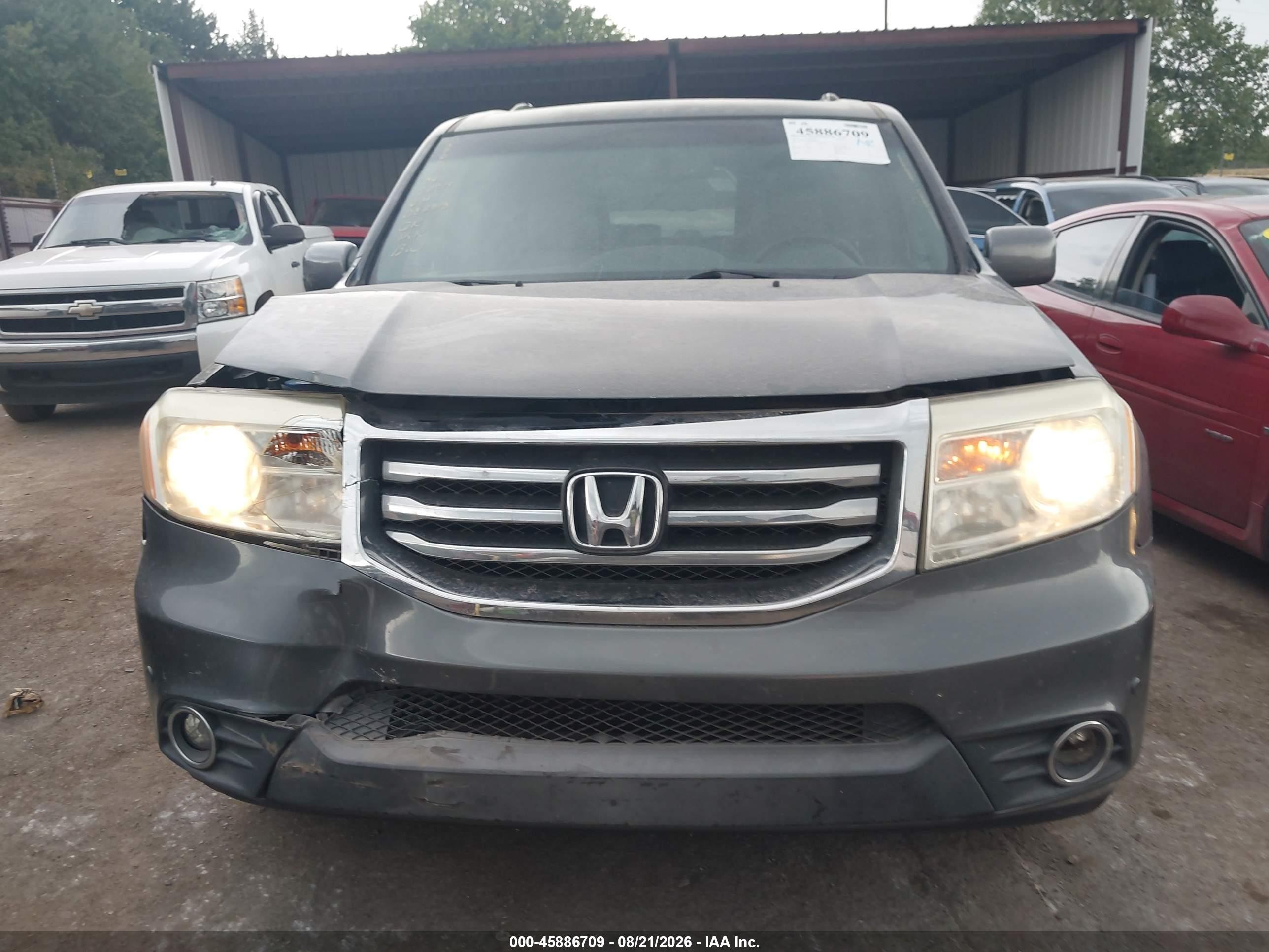 2012 Honda Pilot Touring Gray vin: 5FNYF4H98CB082013
