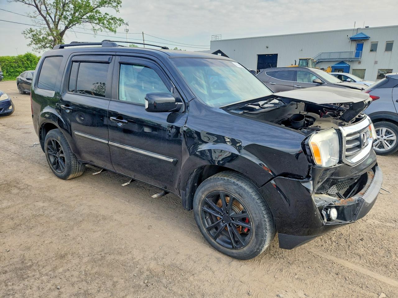 2012 Honda Pilot Touring Black vin: 5FNYF4H98CB505611