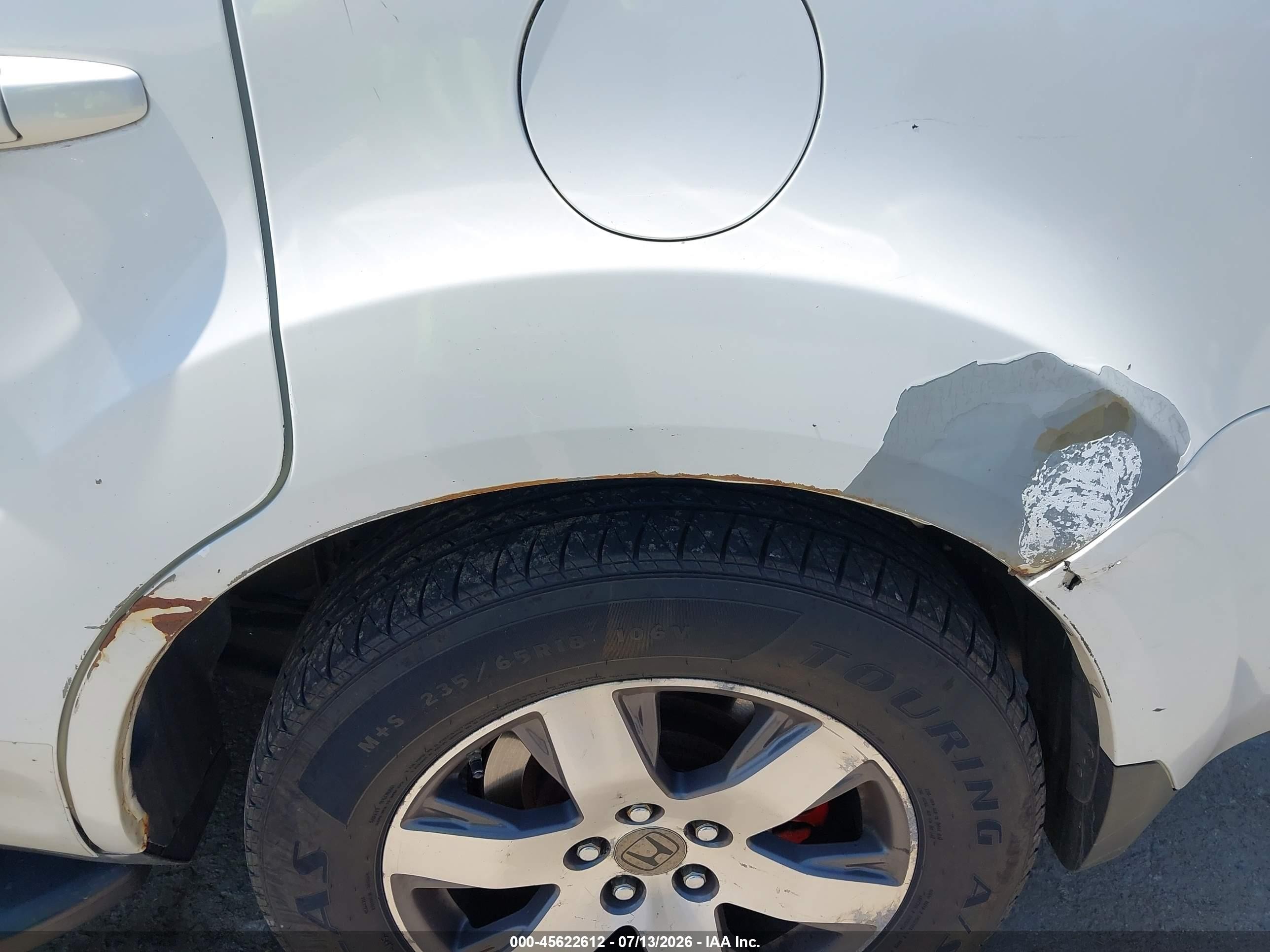 2013 Honda Pilot Touring White vin: 5FNYF4H98DB011654