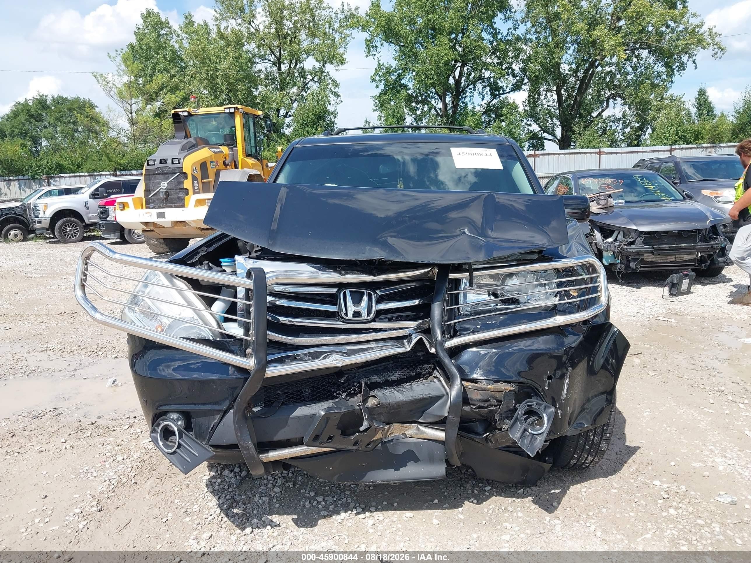 2013 Honda Pilot Touring Black vin: 5FNYF4H98DB084622