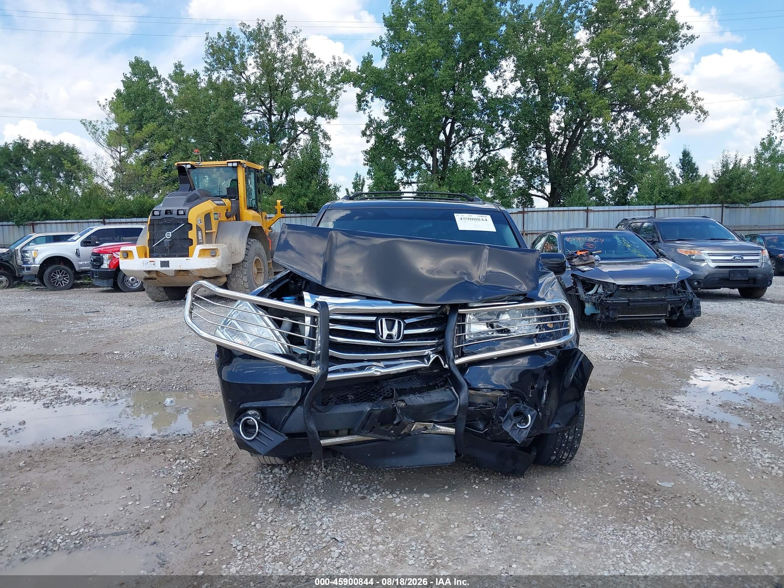 2013 Honda Pilot Touring Black vin: 5FNYF4H98DB084622