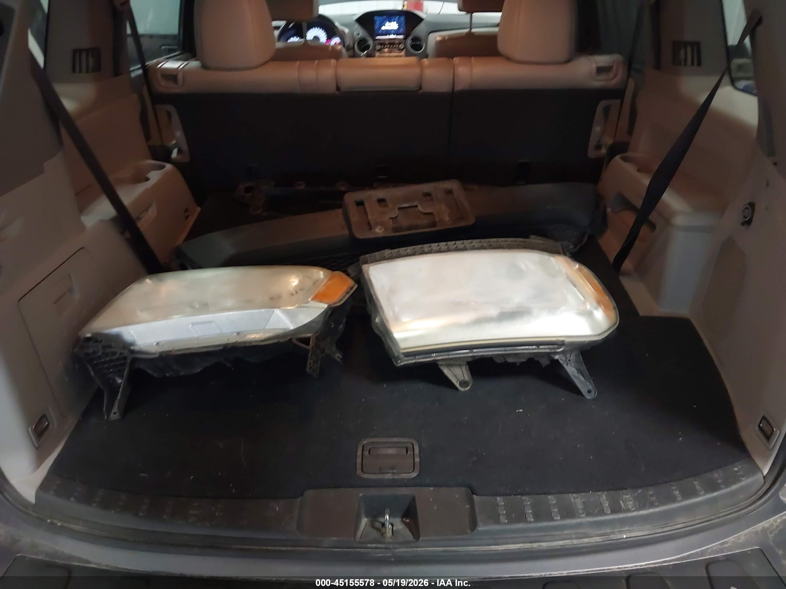2014 Honda Pilot Touring Gray vin: 5FNYF4H98EB014328