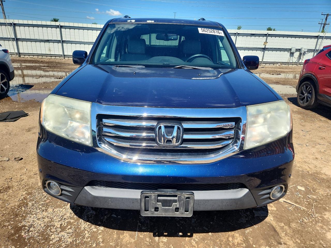 2014 Honda Pilot Touring Blue vin: 5FNYF4H98EB030061