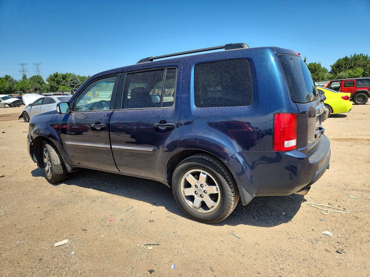 2011 Honda Pilot Touring Blue vin: 5FNYF4H99BB024832
