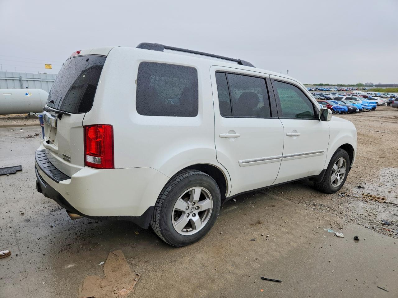 2012 Honda Pilot Touring Белый vin: 5FNYF4H99CB028851