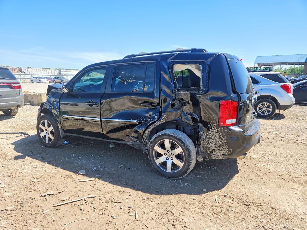 2012 Honda Pilot Touring Black vin: 5FNYF4H99CB034732