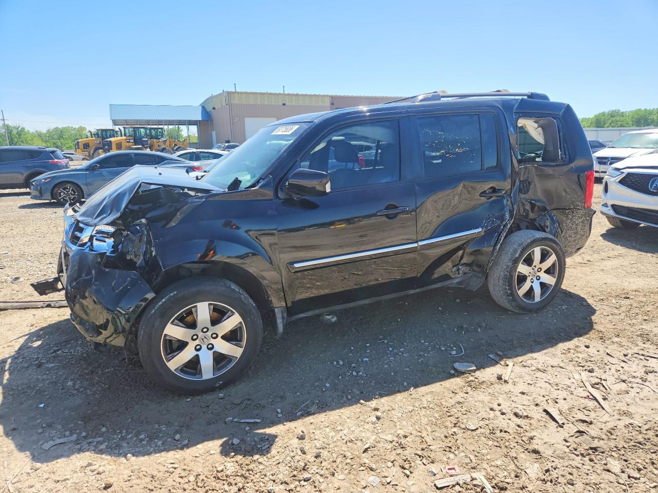 2012 Honda Pilot Touring Black vin: 5FNYF4H99CB034732