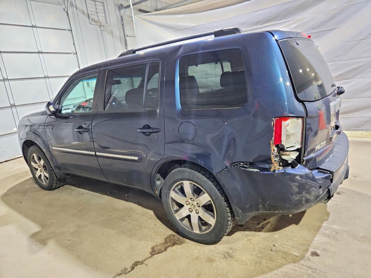 2012 Honda Pilot Touring Blue vin: 5FNYF4H99CB065222