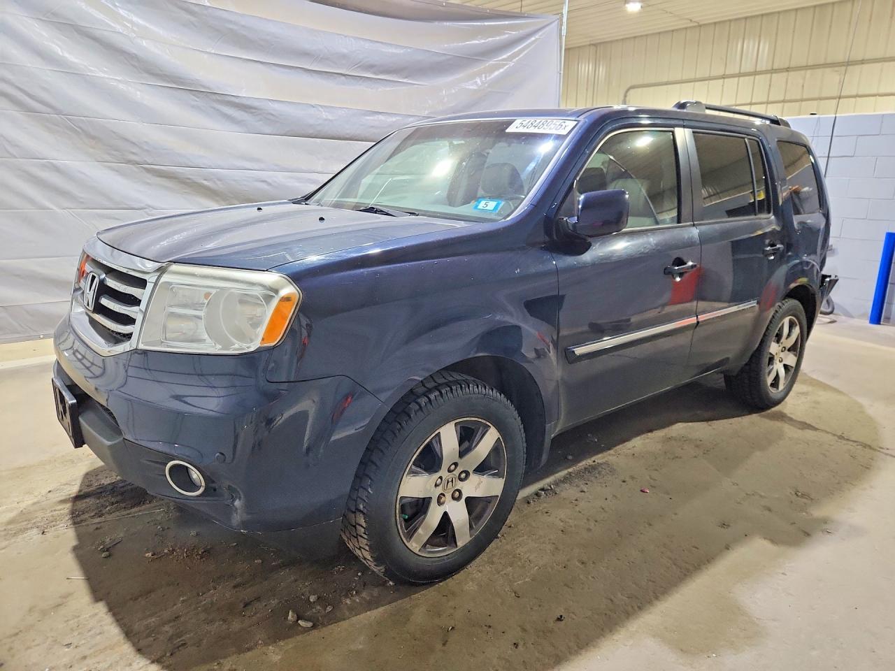 2012 Honda Pilot Touring Blue vin: 5FNYF4H99CB065222